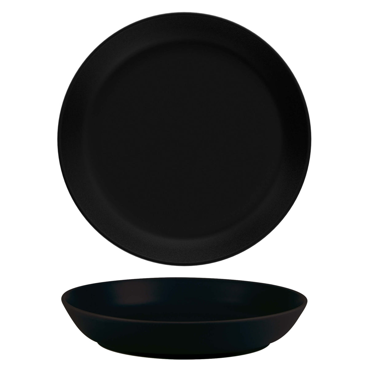 Nordika Black Deep Plate 24cm