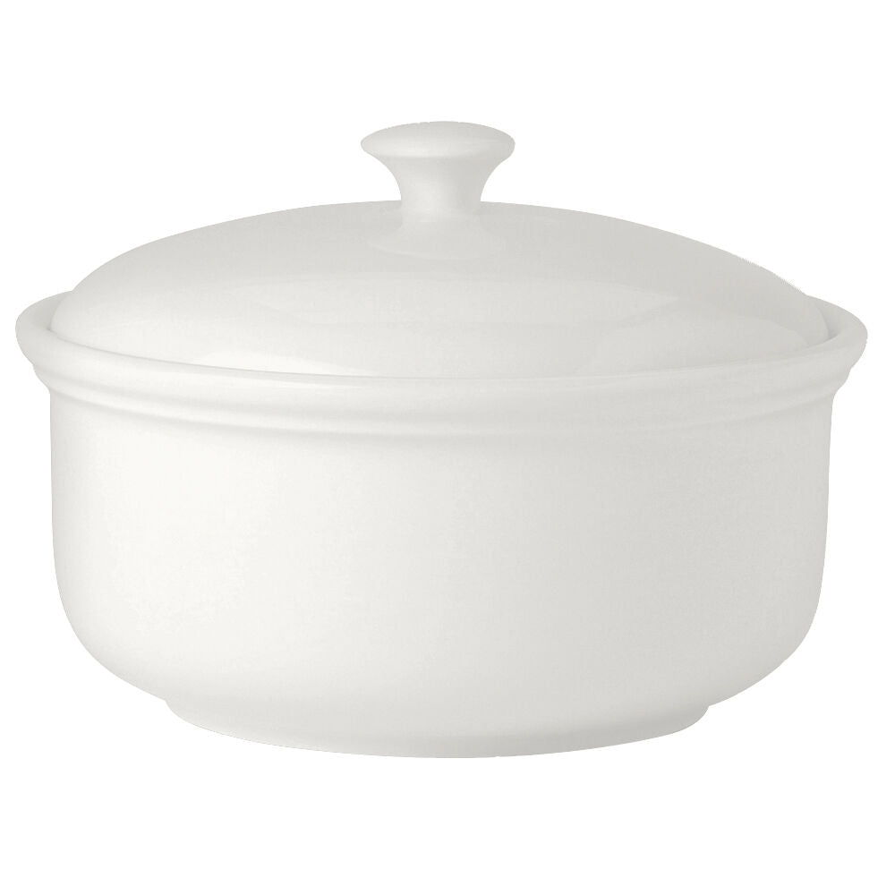 Simplicity White Casserole 300cl (105 1/4oz) - Pack 2