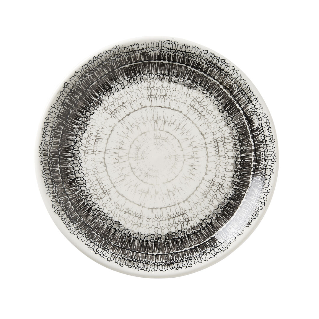 Petra Graphite Coupe Plate 25.25cm (10") - Pack 12