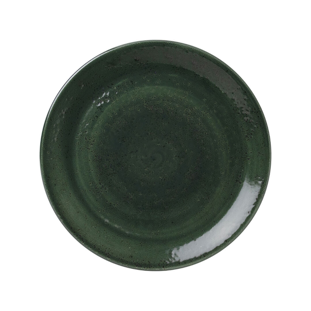 Vesuvius Burnt Emerald Coupe Plate 23cm (9") - Pack 12