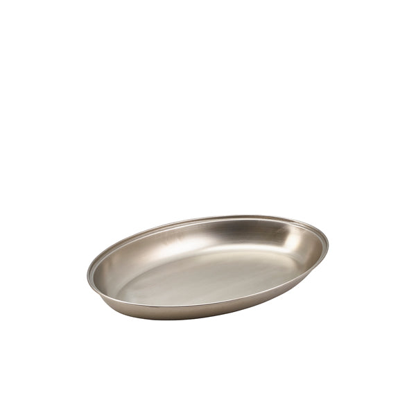 GenWare Stainless Steel Oval Vegetable Dish 22.5cm/ 9"