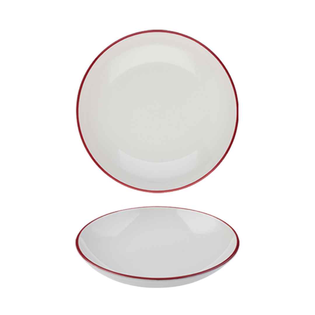 Modest Maroon Coupe Bowl 25cm / 9.75" 1140ml / 40oz - Pack 12