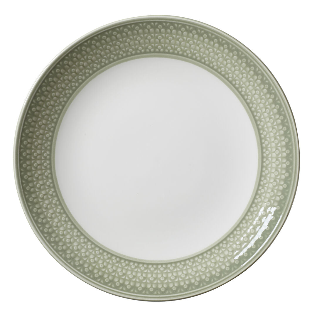 Bead Sage Accent Coupe Plate 28.5cm (11 1/4") - Pack 6