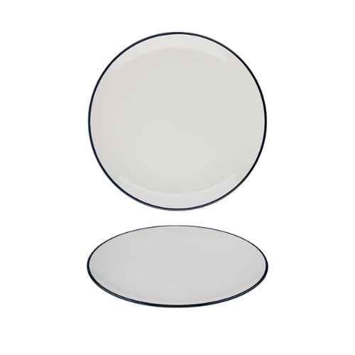 Modest Navy Coupe Plate 25cm / 9.75"" - Pack 12