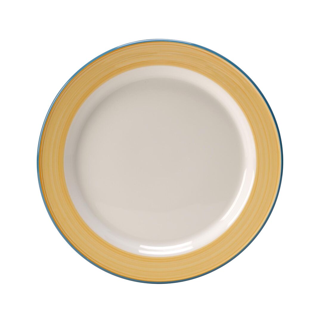 Rio Yellow Slimline Plate 27cm (10 5/8") - Pack 24