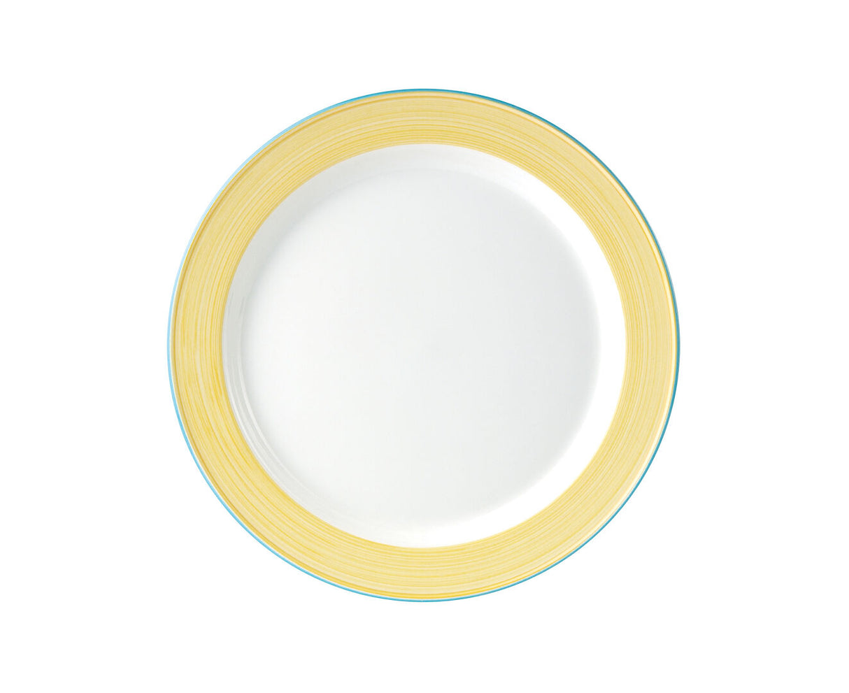 Rio Yellow Slimline Plate 20.25cm (8") - Pack 24