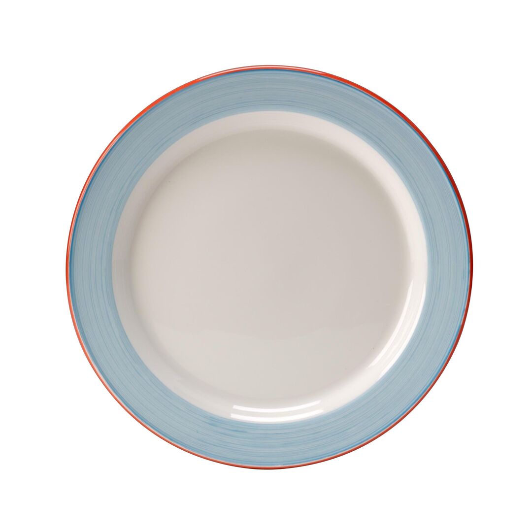 Rio Blue Slimline Plate 25.5cm (10") - Pack 24
