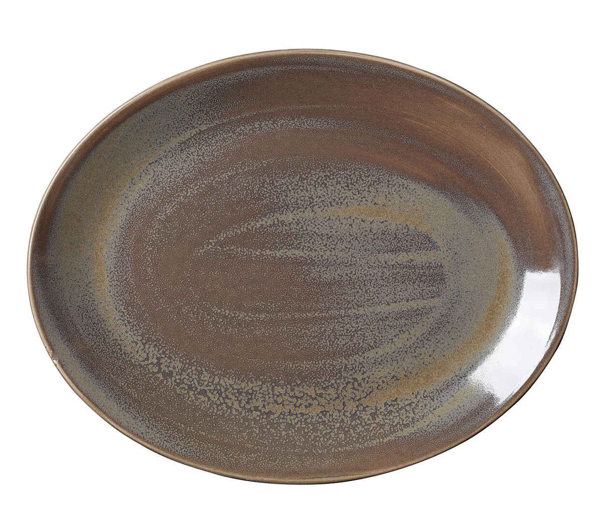Revolution Granite Oval Coupe Plate 34.25cm (13 1/2") - Pack 12