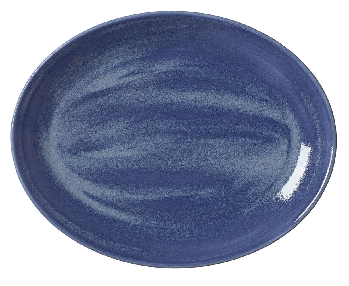 Revolution Bluestone Oval Coupe Plate 34.25cm (13 1/2") - Pack 12