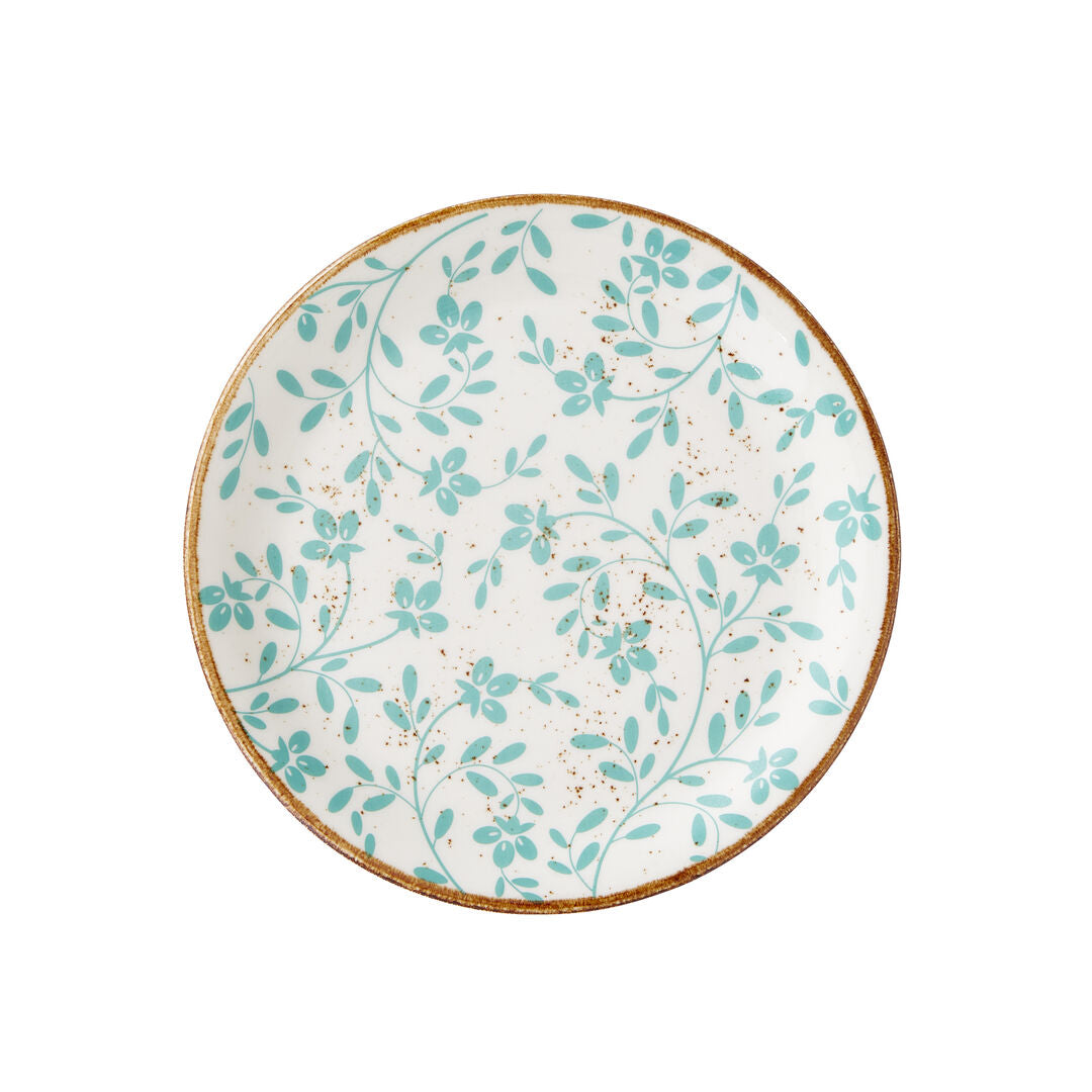 Flora Aqua Coupe Plate 20.25cm (8") - Pack 12