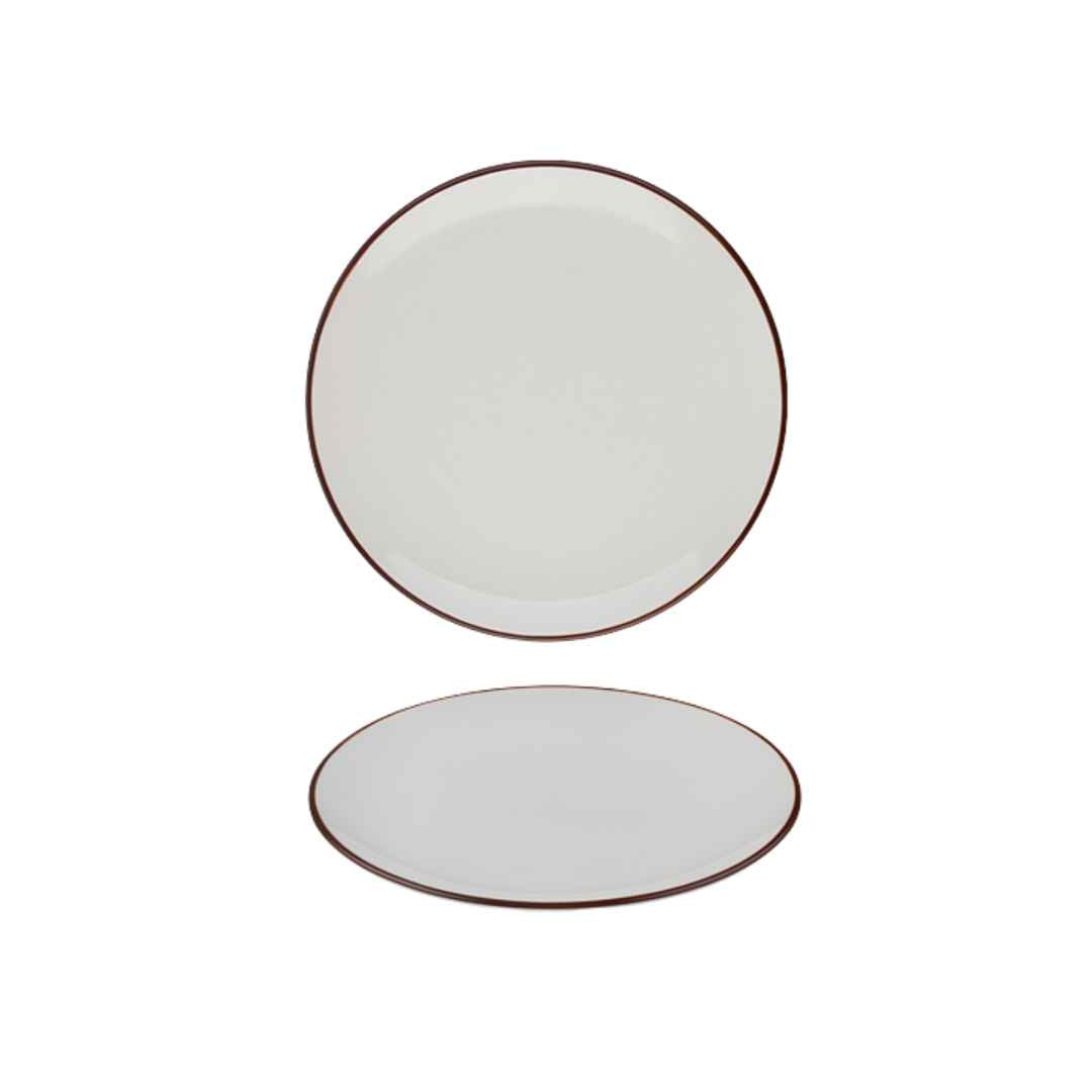 Modest Brown Coupe Plate 17cm / 6.25" - Pack 12