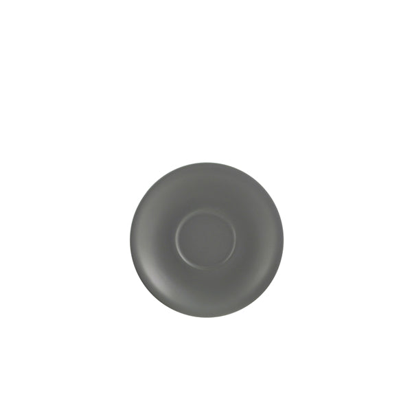 Genware Porcelain Matt Grey Saucer 12cm/ 4.75"