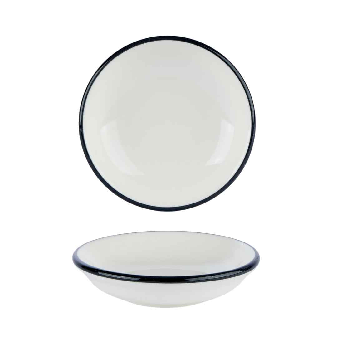 Modest Black Butter Dip Bowl 10cm / 4" - Pack 24