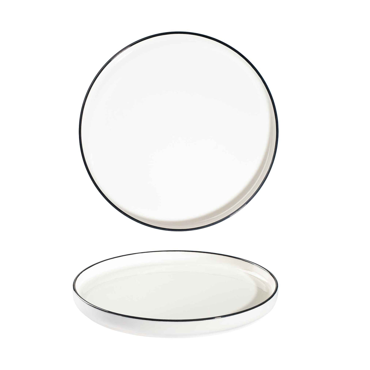Modest Black Signature Plate 21cm / 8.25" - Pack 6