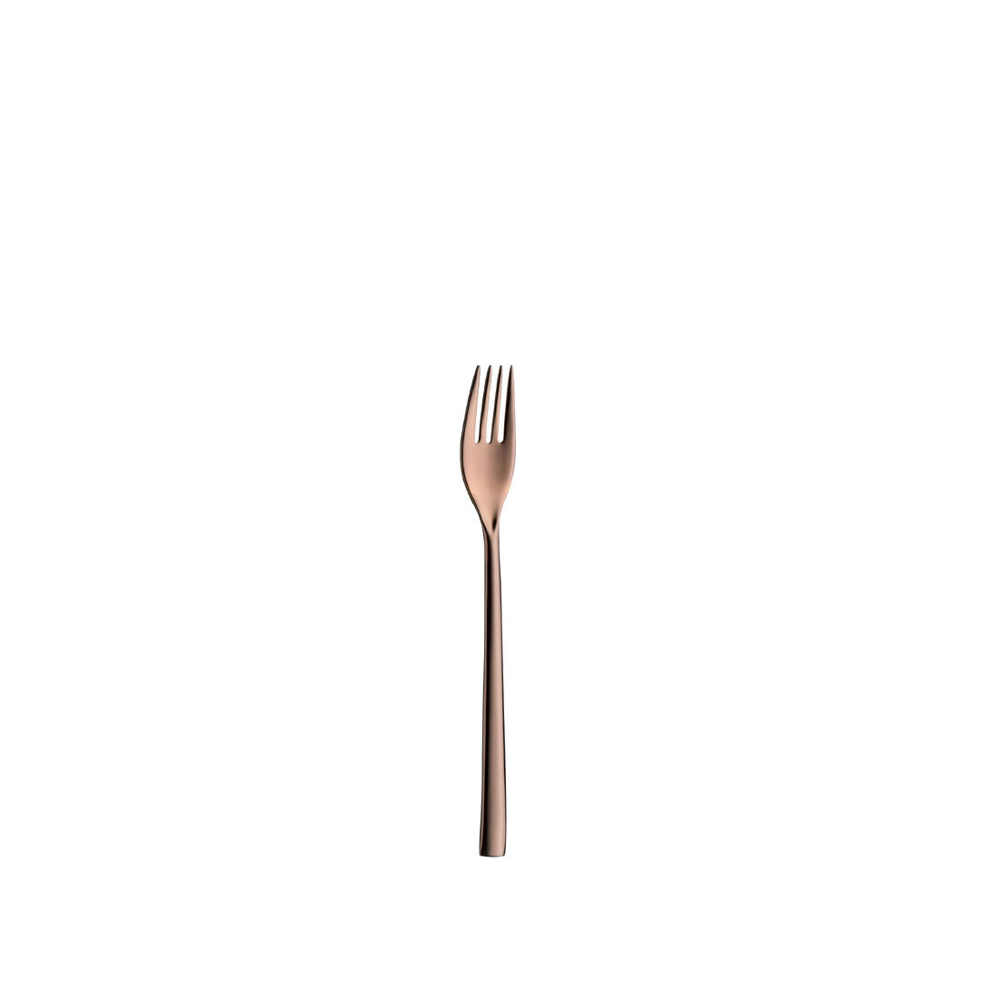 Talia Copper Polished Dessert Fork 20.2cm (8") - Pack 12