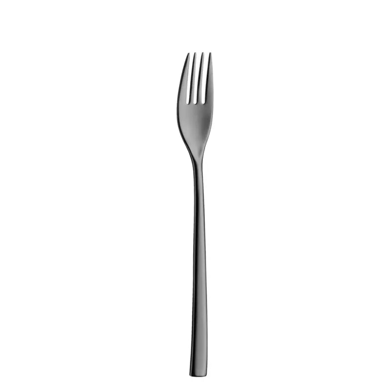 Talia Gun Metal Polished Table Fork 22.7cm (9") - Pack 12