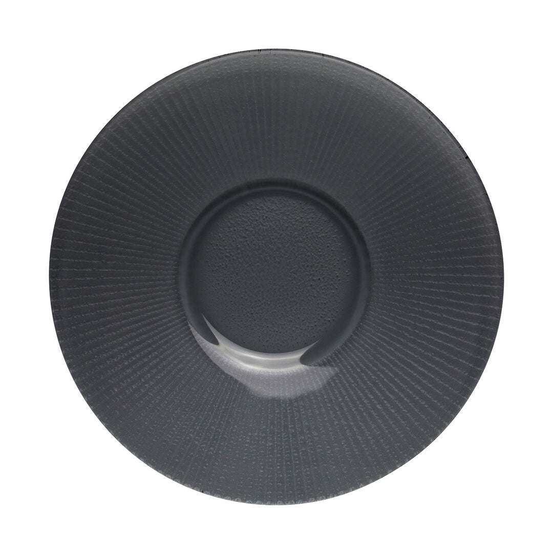 Willow Gourmet Smoked Small Well Plate 27.5cm (10 7/8") - Pack 12