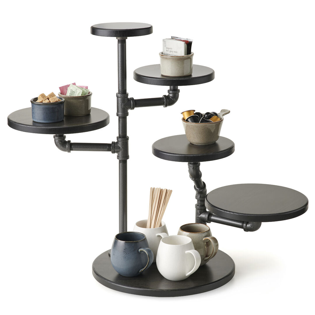 Creations Gun Metal Multi-Height Stand 35.5 x 61.5cm (14 x 24 1/4") - Pack 1