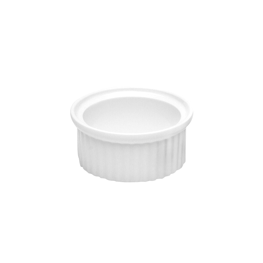 White Ramekin 9.5 x 3.8cm 12cl (3 3/4 x 1 1/2" 4 1/4oz) - Pack 12