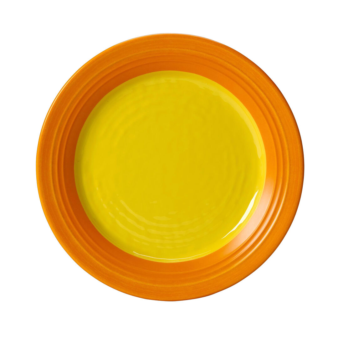 Freedom Yellow Plate 25cm (9 7/8") - Pack 6