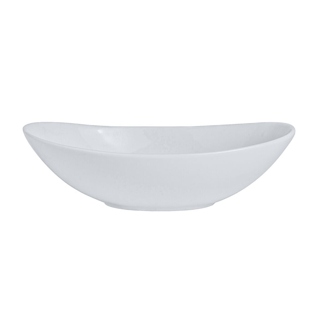 Cafe Porcelain Oval Bowl 15.25 x 9.5cm 17.7cl (6 x 3 3/4" 6 1/4oz) - Pack 12