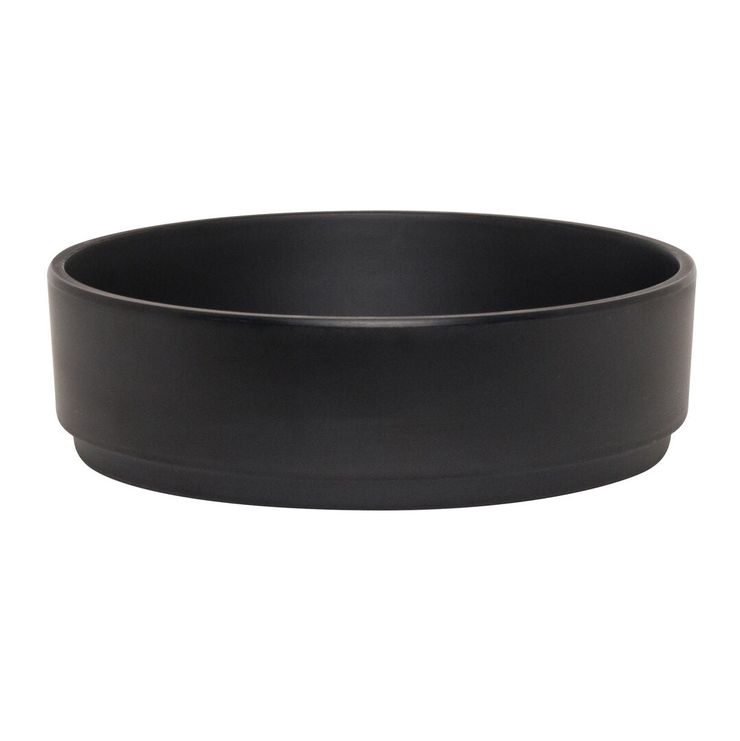 Cali Black Stack Bowl 15.9 x 4.8cm 59cl (6 1/4 x 1 7/8" 20oz) - Pack 6