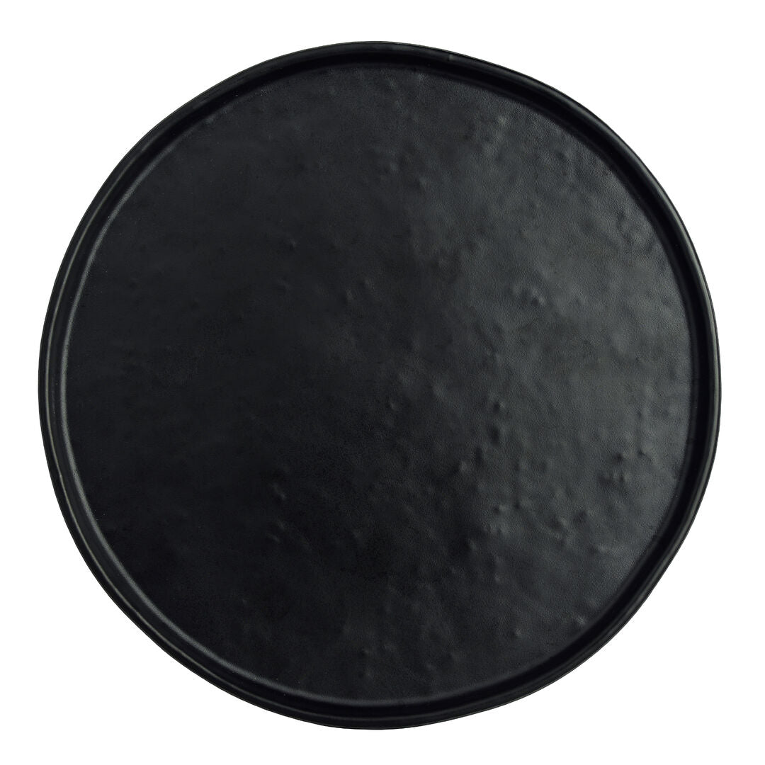 Cali Black Round Plate 21cm (8 1/4") - Pack 12