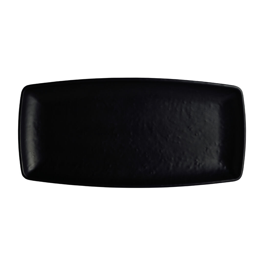 Cali Black Rectangle Plate 29.2 x 14cm (11 1/2 x 5 1/2" ) - Pack 12
