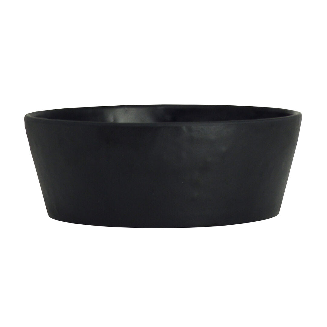Cali Black Round Bowl 12.7 x 4.8cm 27cl (5 x 1 7/8" 9 1/2oz) - Pack 12