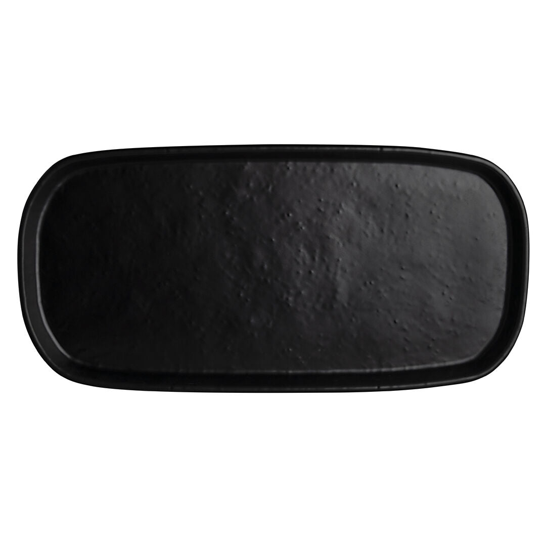Cali Black Rectangle Tray 36.8 x 17.7cm (14 1/2 x 7") - Pack 6