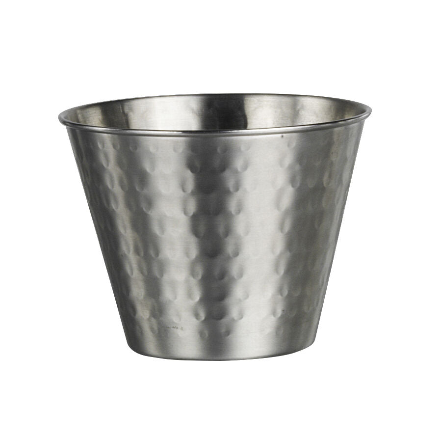 Metal Hammered Fry Cup 10.2 x 7.3cm 35.5cl (4 x 2 7/8" 12oz) - Pack 48