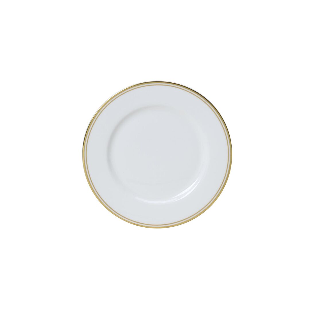 Burnished Gold Classic Plate 16.8cm (6 1/2") - Pack 12