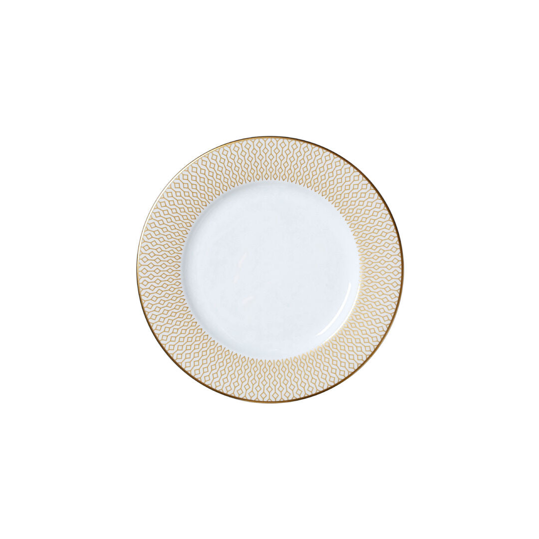 Diamond Gold Classic Plate 16.8cm (6 1/2") - Pack 12