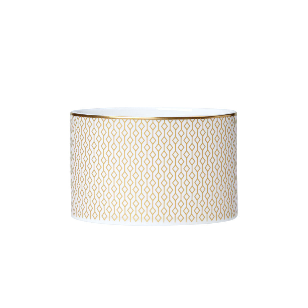 Diamond Gold Coupe Oval Sugar 9cm 22.5cl (3 1/2" 8oz) Lid Sold Separately - Pack 12