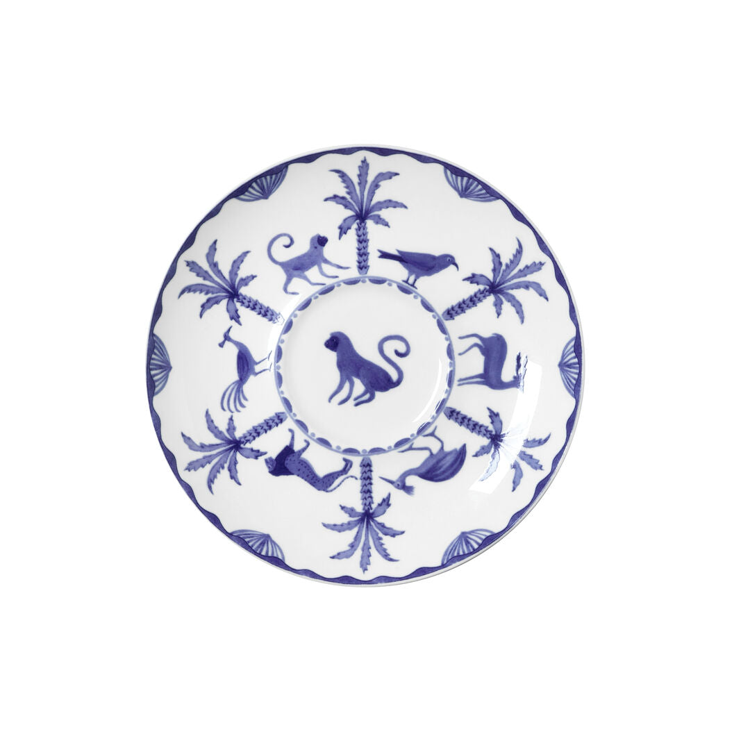 Sultan's Garden Blue Coupe Tea For One Saucer Fits AND0411A - Pack 12