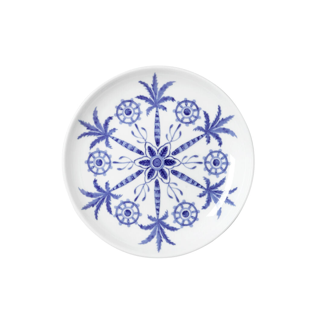 Sultan's Garden Blue Coupe Butter Dish 11cm (4 1/3") - Pack 24