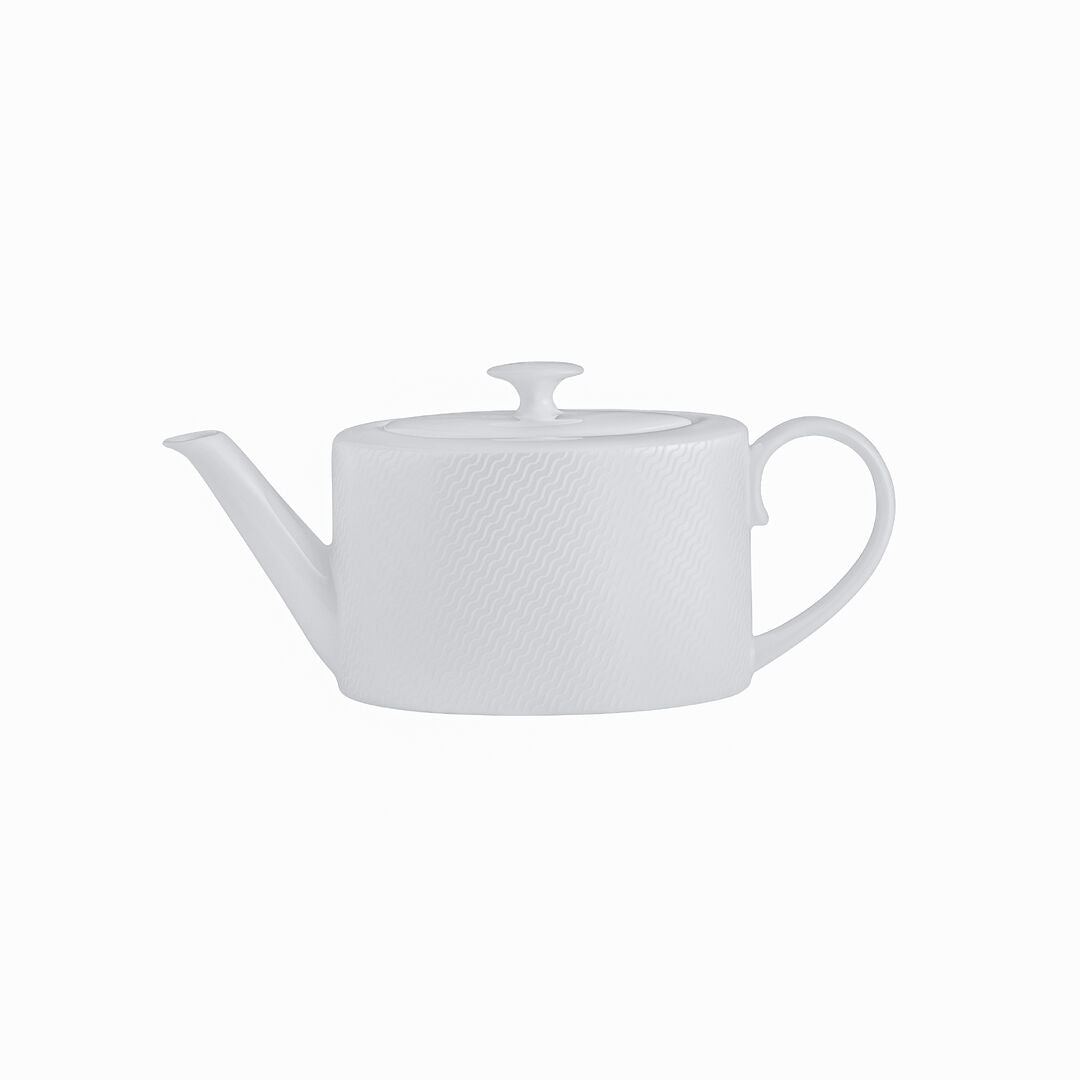 Lahari Coupe 2 Cup Oval Teapot 10cm 55cl (4" 19 1/3oz) - Pack 6