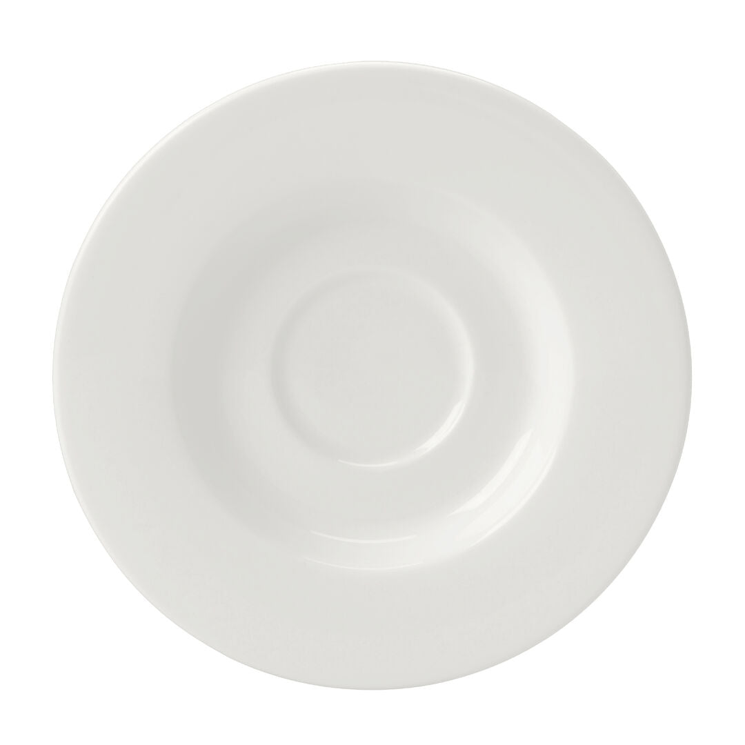 Monaco White Fine Saucer 16.5cm (6 1/2") - Pack 36