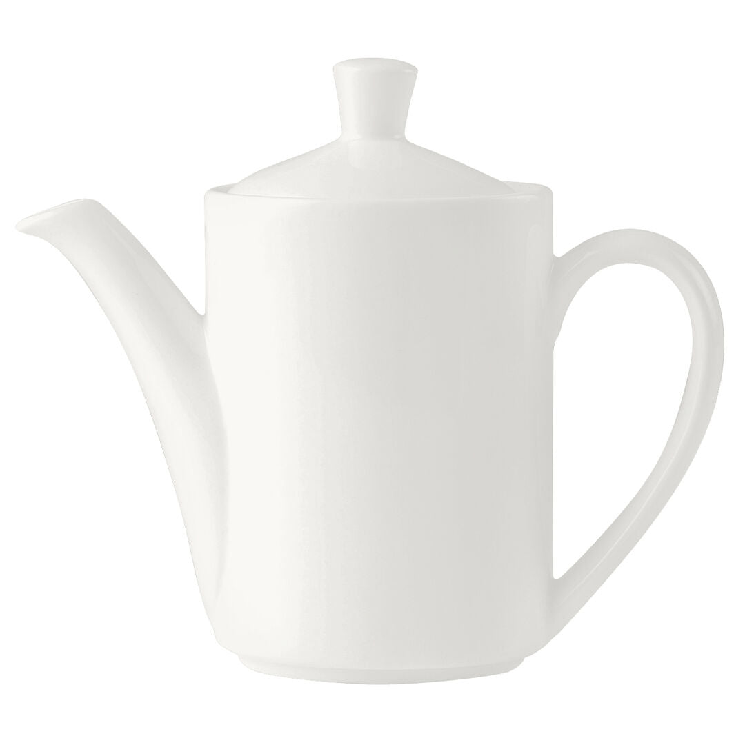 Monaco White Vogue Coffeepot 60cl (21oz) Lid C667 - Pack 6