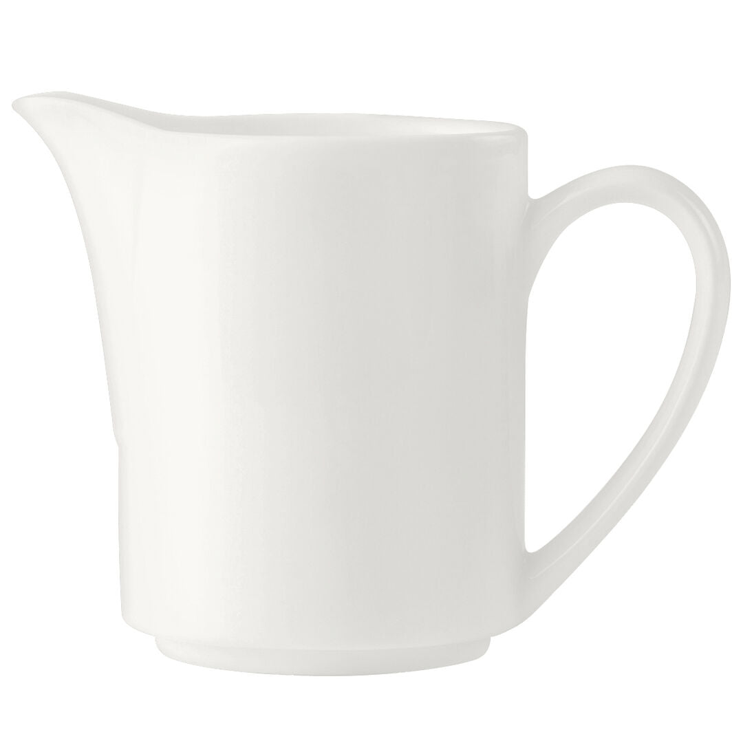 Monaco White Vogue Jug 28.5cl (10oz) - Pack 12