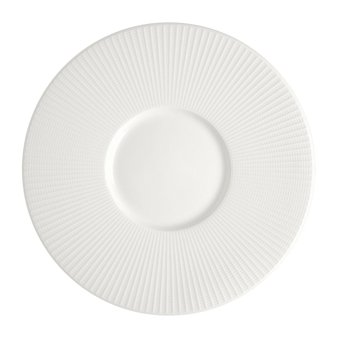 Willow Small Gourmet Plate 28.5cm (11 1/4") - Pack 6