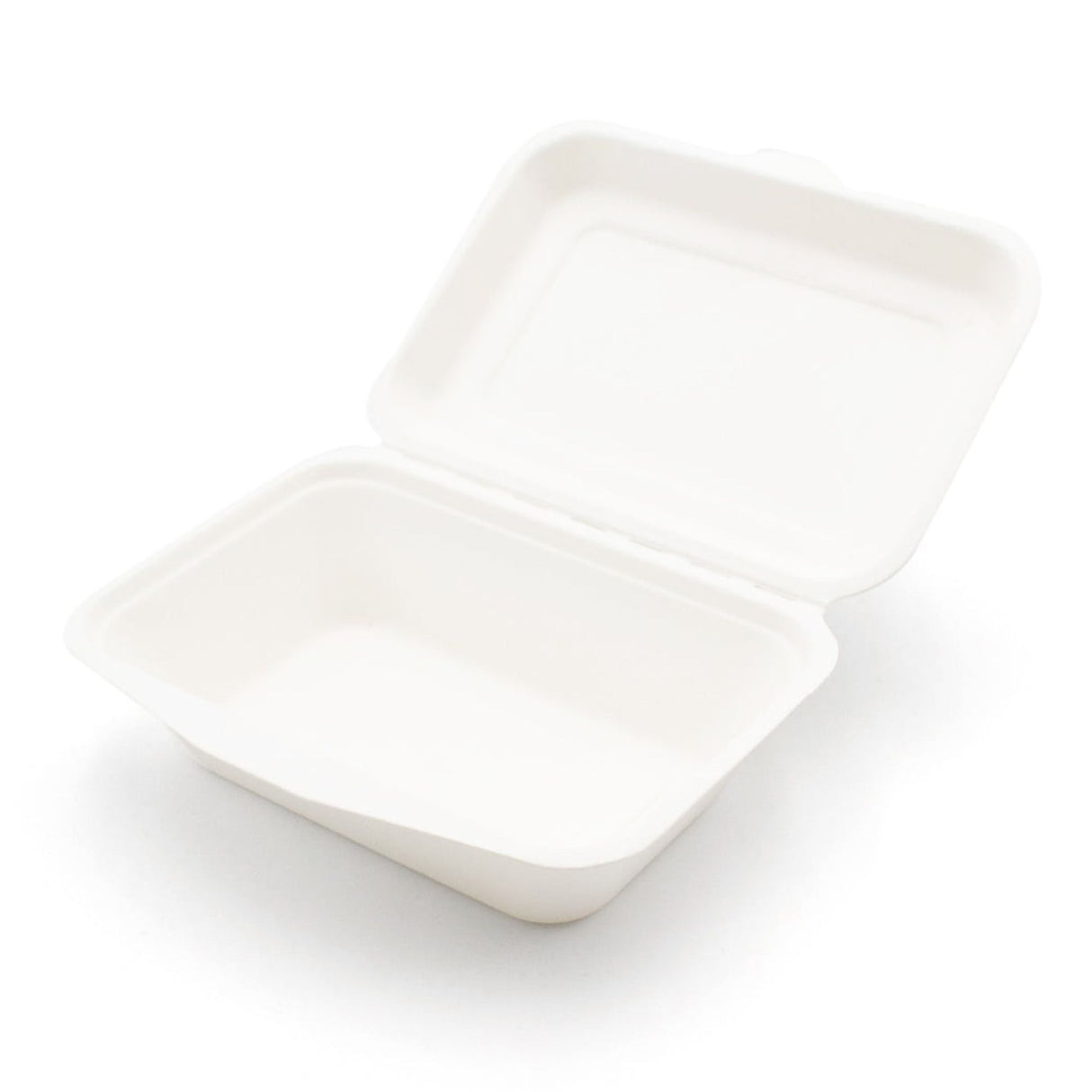 Bagasse Clamshell Regular 7 x 5" - 500 Pack