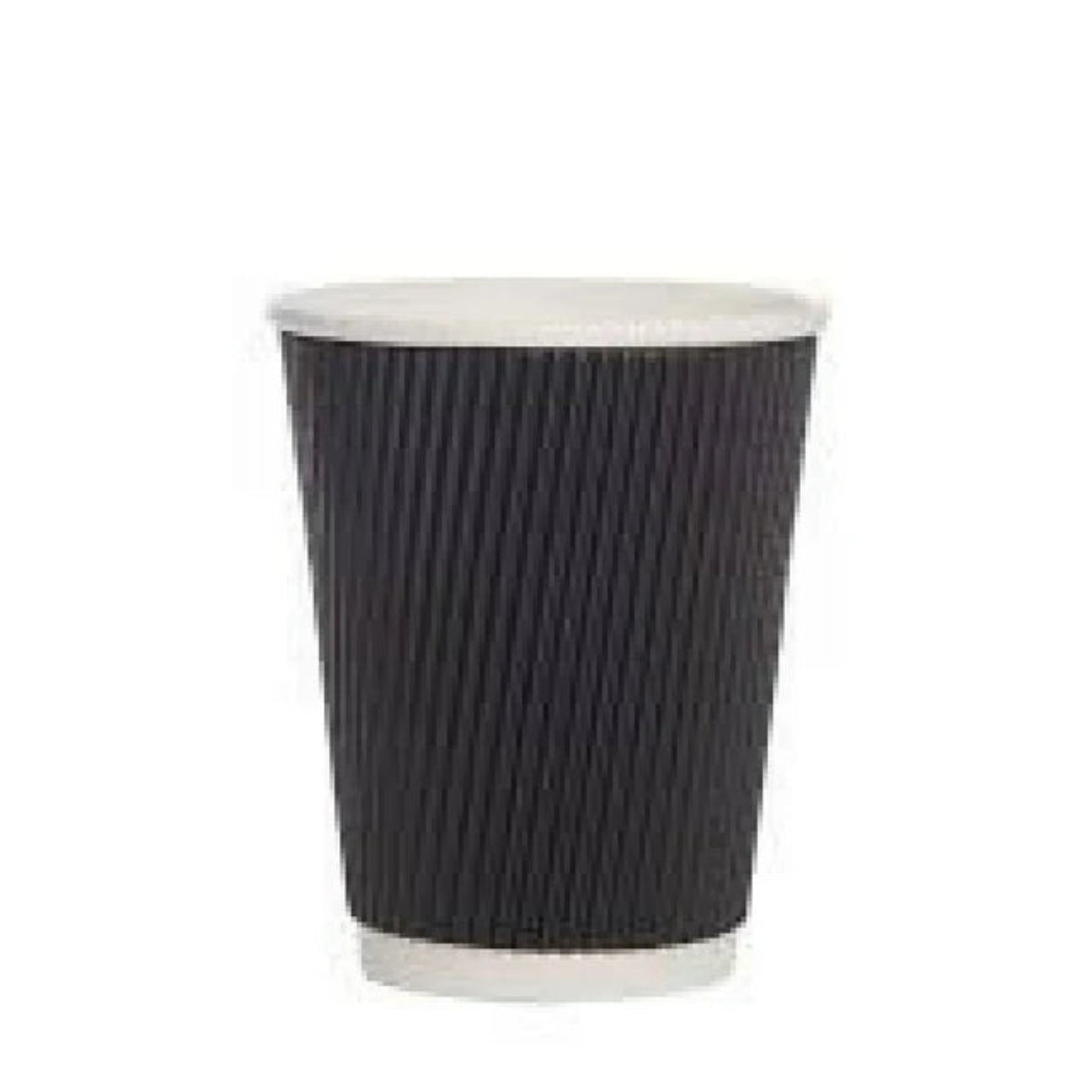 16oz Black Double Wall Ripple Cup 500pk