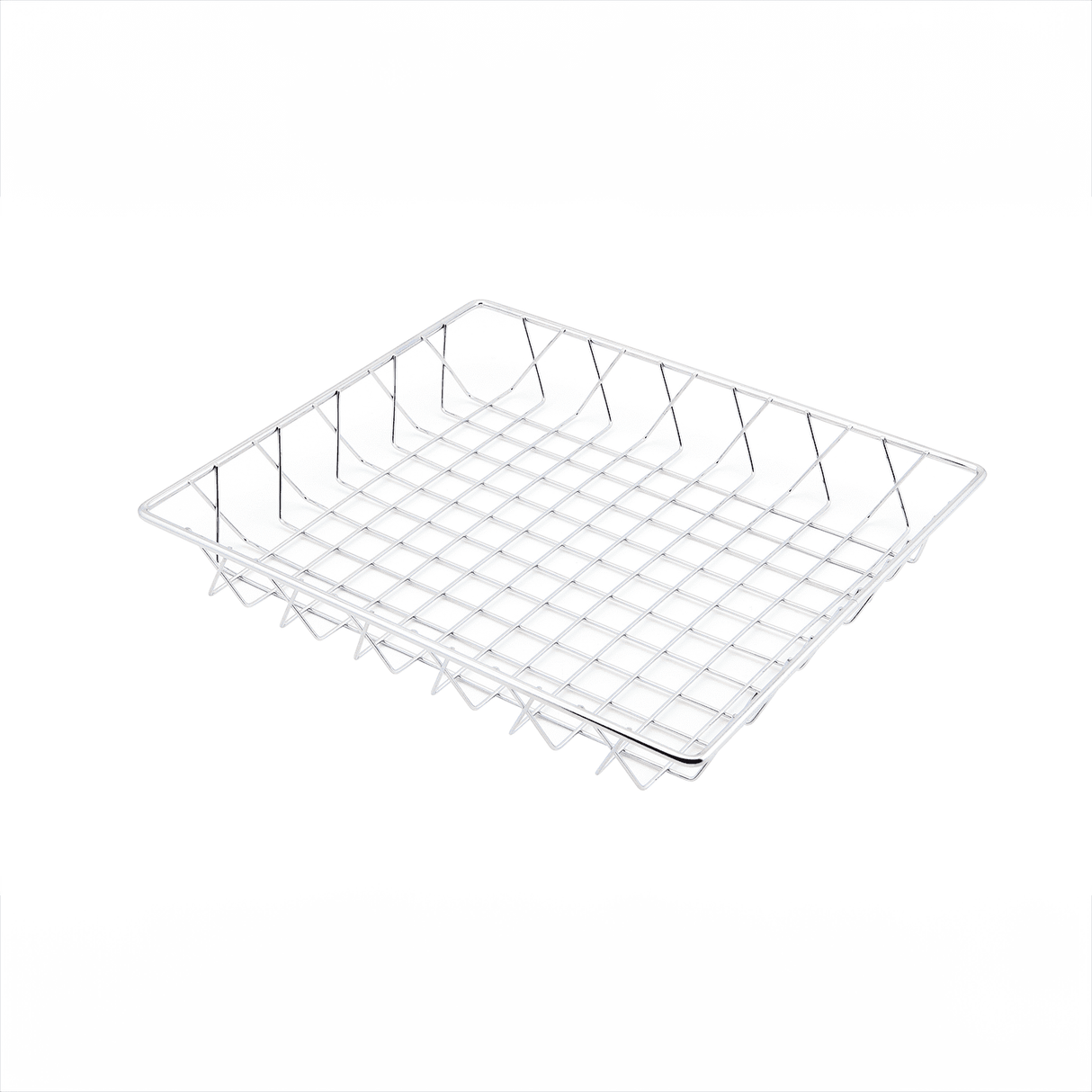 Chrome Display Basket 35X30X5cm