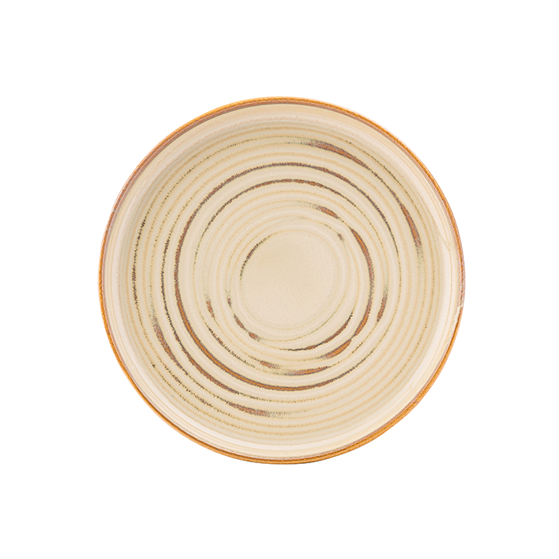 Santo Taupe Coupe Plate 7" (17.5cm)