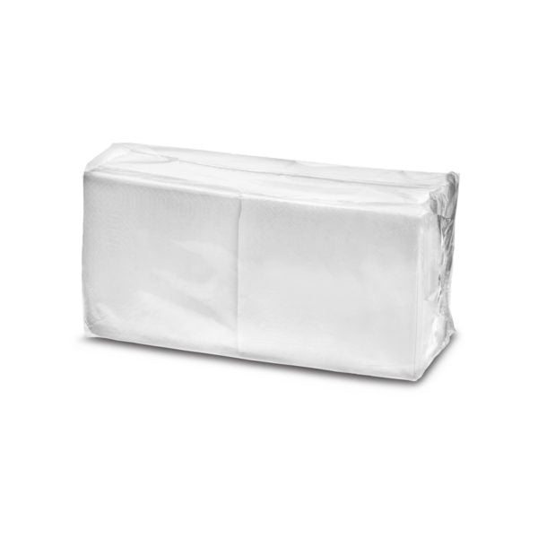 Cocktail Napkins White 24cm 2ply