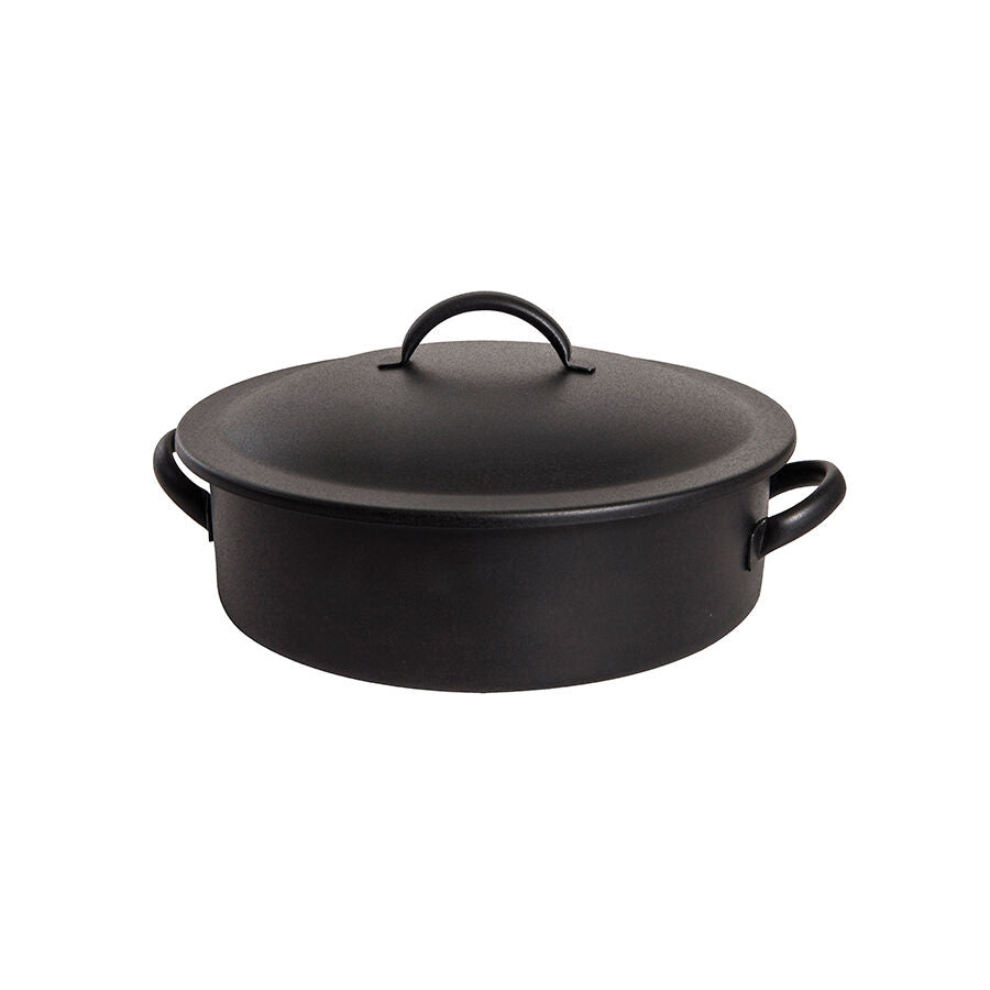 Homestyle Black Induction Round Chafer 36.2 x 30.5 x 17.1cm 3.8ltr (14 1/4 x 12 x 6 3/4" 4qts) - Pack 1