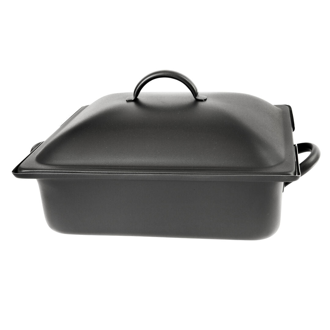 Homestyle Black Induction Rectangle Chafer 39.4 x 27.9 x 20.3cm 3.8ltr (15 1/2 x 11 x 8" 4qts) - Pack 1