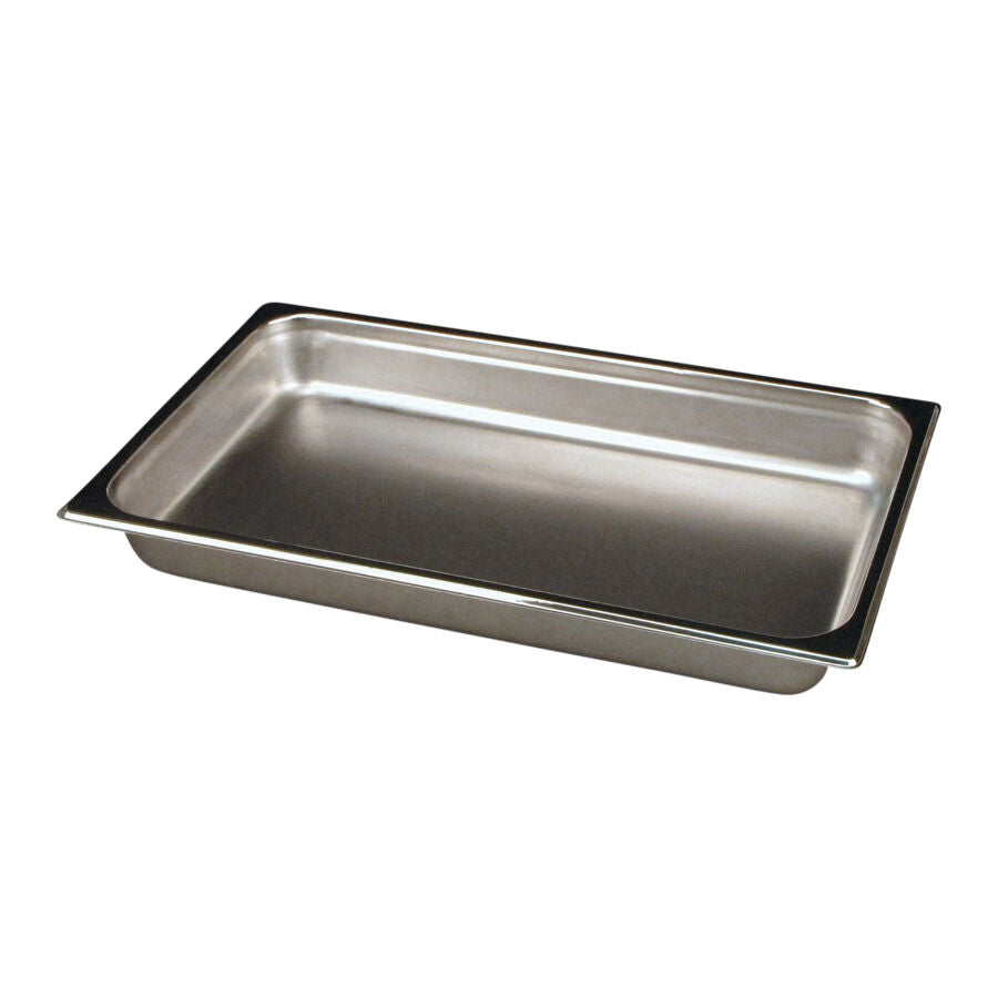 Stainless Steel Rectangle Food Pan 54.6 x 33 x 7cm 7.5ltr (21 1/2 x 13 x 2 3/4" 8qts) - Pack 1