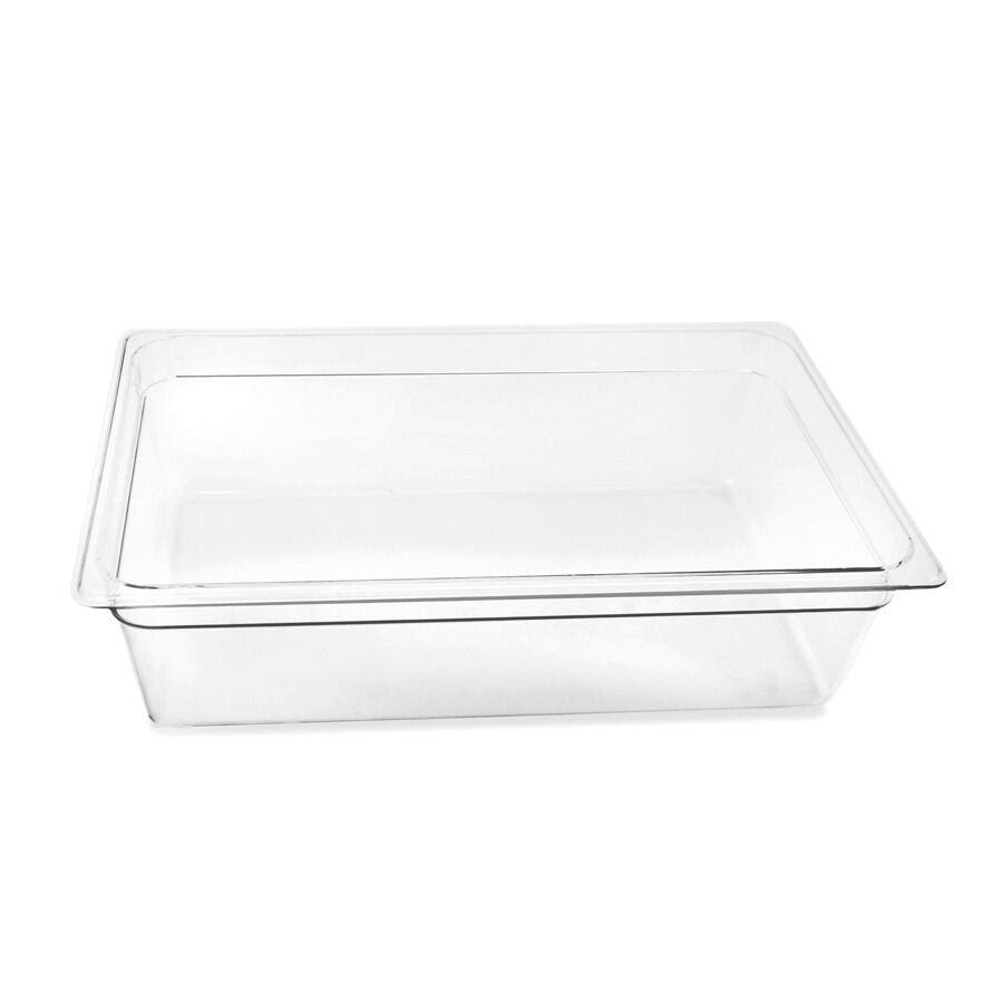Clear Ice Bin for Gastronorm Risers 50.8 x 30.5 x 15.2cm (20 7/8 x 12 3/4 x 6") - Pack 1
